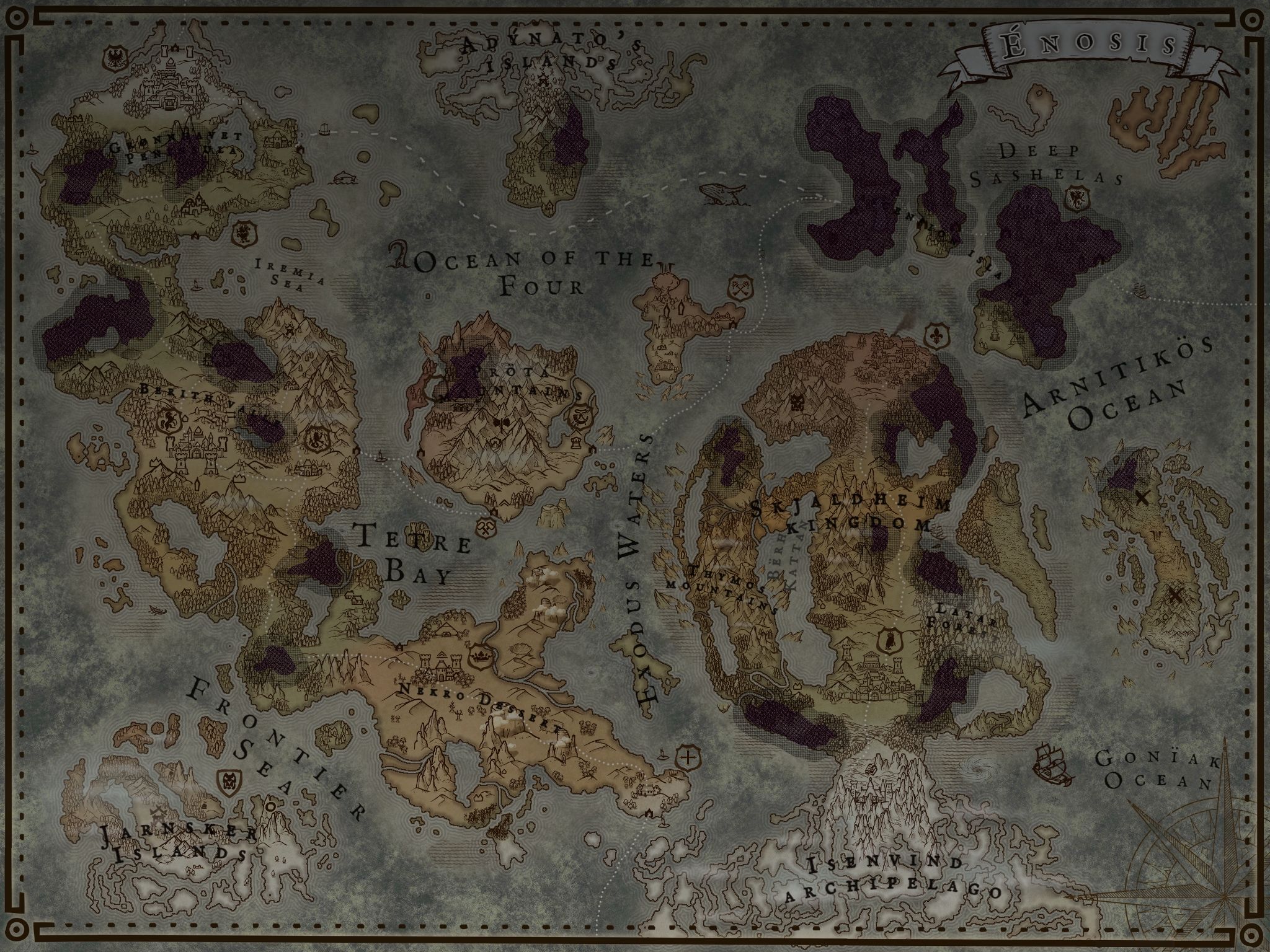 Tierras Secas Map